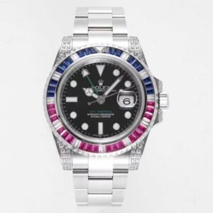 Replica Rolex GMT Master II 116759 SAru-78209 ROF Factory Black Dial watch