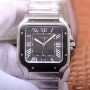 Replica Cartier Santos De Large WSSA0037 V6 Factory Gray Dial watch