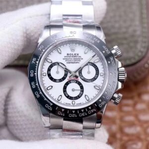 Replica Rolex Cosmograph Daytona M116500LN-0001 Noob Factory White Dial watch