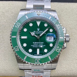 Replica Rolex Submariner 116610LV-97200 ZF Factory Green Dial watch