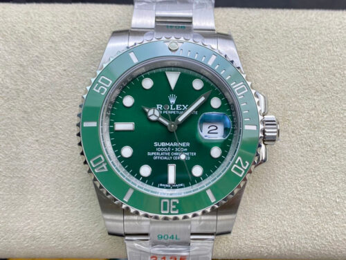 Replica Rolex Submariner 116610LV-97200 ZF Factory Green Dial watch