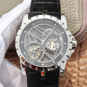 Replica Roger Dubuis Excalibur RDDBEX0260 JB Factory Skeleton Tourbillon Dial watch