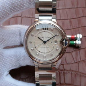 Replica Ballon Bleu De Cartier WE902075 JF Factory Silver Dial watch