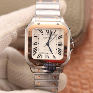 Replica Cartier De Santos W2SA0007 BV Factory White Dial watch
