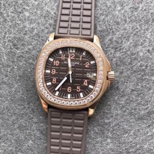 Replica Patek Philippe Aquanaut 5068R-001 PPF Factory Brown Dial Watch