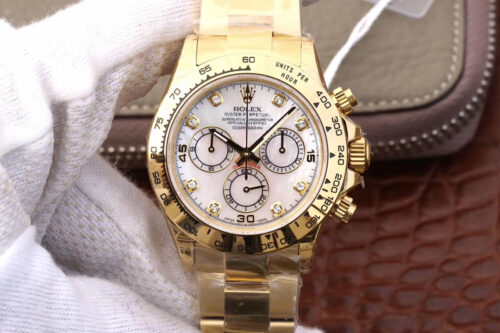 Replica Rolex Daytona Cosmograph 116528-78598 JH Factory Yellow Gold watch