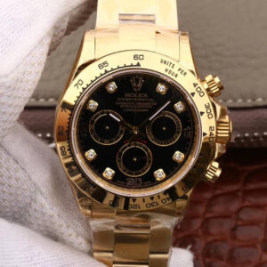 Replica Rolex Daytona Cosmograph M116508-0008 JH Factory Black Dial watch