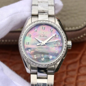 Replica Omega Seamaster 231.15.34.20.57.001 Aqua Terra 150M 3S Factory Diamond Dial watch