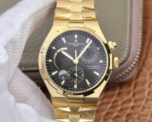 Replica Vacheron Constantin Overseas 49150 TWA Factory Yellow Gold watch
