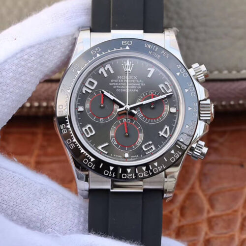 Replica Rolex Daytona Cosmograph 40MM JH Factory Black Dial watch