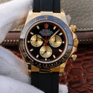 Replica Rolex Daytona Cosmograph M116518ln-0047 JH Factory Black dial watch