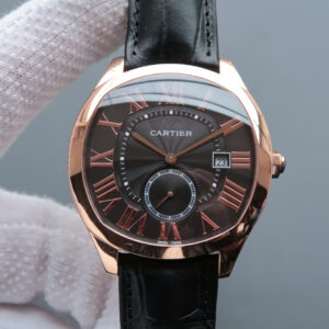 Replica Drive De Cartier WGNM0004 V6 Factory Rose Gold Grey Dial watch