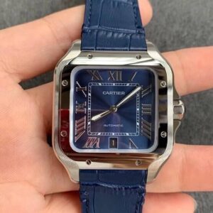 Replica Cartier Santos WSSA0030 V6 Factory Blue Dial watch