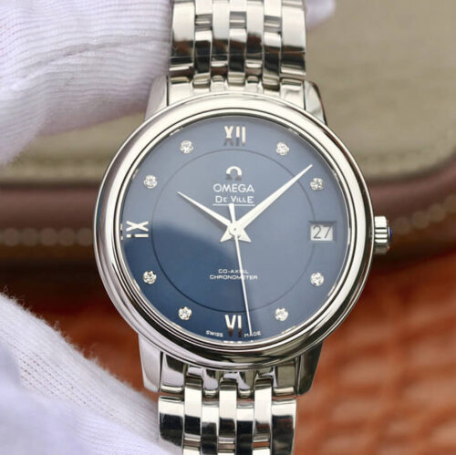 Replica Omega De Ville 424.10.33.20.53.001 MKS Factory Stainless Steel Strap watch