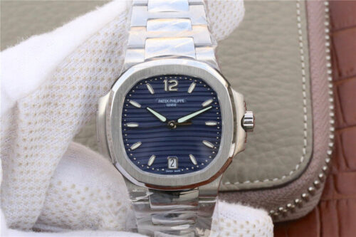 Replica Patek Philippe Nautilus Ladies 7118/1A-001 PF Factory Stainless Steel watch