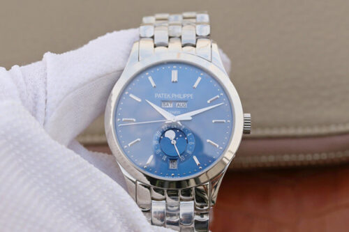 Replica Patek Philippe Complications 5396/1G-001 KM Factory Steel Strap watch