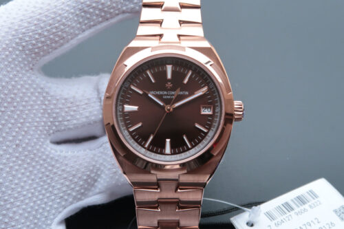 Replica Vacheron Constantin Overseas 4500V 8F Factory Brown Dial watch