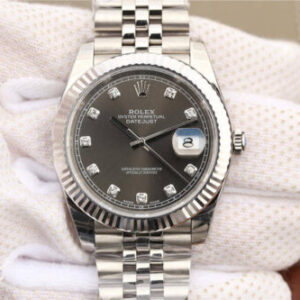 Replica Rolex Datejust M126334-0006 EW Factory Grey Dial watch