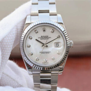 Replica Rolex Datejust M126334-0019 EW Factory Mother-Of-Pearl Dial watch