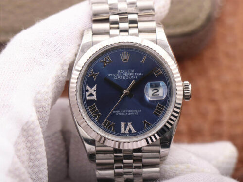 Replica Rolex Datejust 126234 EW Factory Blue Dial watch