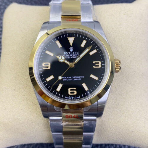 Replica Rolex Explorer M124273-0001 EW Factory Black Dial watch