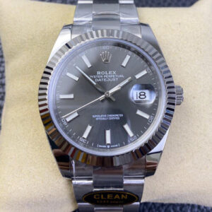 Replica Rolex Datejust M126334-0013 Clean Factory Grey Dial watch