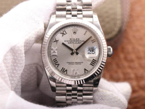 Replica Rolex Datejust M126234-0029 EW Factory Silver Dial watch