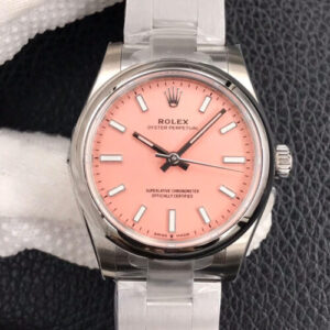 Replica Rolex Oyster Perpetual M277200-0004 31MM EW Factory Pink Dial watch