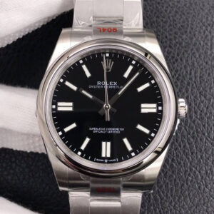 Replica Rolex Oyster Perpetual M124300-0002 41MM EW Factory Black Dial watch