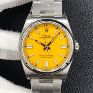 Replica Rolex Oyster Perpetual M126000-0004 36MM EW Factory Yellow Dial watch