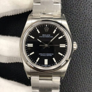 Replica Rolex Oyster Perpetual M126000-0002 36MM EW Factory Black Dial watch