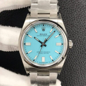 Replica Rolex Oyster Perpetual M126000-0006 36MM EW Factory Turquoise Blue Dial watch