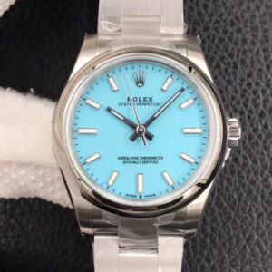 Replica Rolex Oyster Perpetual M277200-0007 31MM EW Factory Turquoise Blue Dial watch