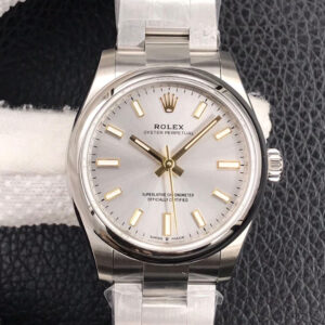 Replica Rolex Oyster Perpetual M277200-0001 31MM EW Factory Silver Dial watch