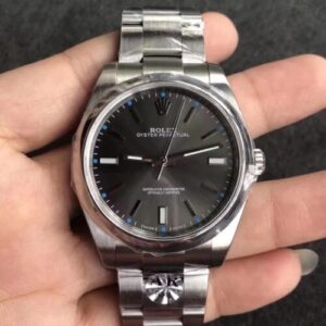 Replica Rolex Oyster Perpetual 114300 AR Factory Grey Dial watch
