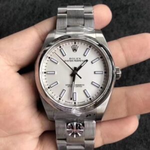 Replica Rolex Oyster Perpetual 114300 AR Factory White Dial watch