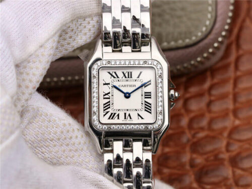 Replica Cartier Panthere De Medium Ladies W4PN0008 GF Factory Stainless Steel watch
