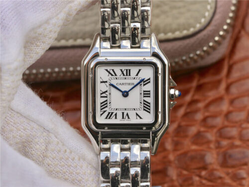 Replica Cartier Panthere De Medium Ladies WSPN0007 GF Factory Silver Dial watch