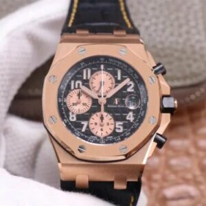 Replica Audemars Piguet Royal Oak Offshore 26470OR JF Factory Black Dial watch