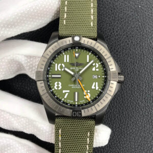 Replica Breitling Avenger Automatic GMT 45 Night Mission V323952A1L1X1 GF Factory Green Dial watch