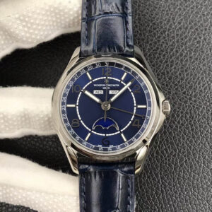 Replica Vacheron Constantin FiftySix Day-Date 4000E/000A-B548 ZF Factory Cowhide Strap watch