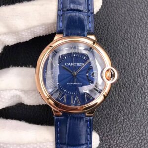 Replica Ballon Bleu De Cartier 42MM WGBB0036 V6 Factory Rose Gold watch