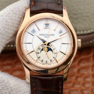 Replica Patek Philippe Annual Calendar 5205R-001 KM Factory Rose Gold watch