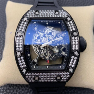 Replica Richard Mille RM055 KV Factory Ceramic Diamond watch