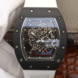 Replica Richard Mille RM055 KV Factory White Strap watch