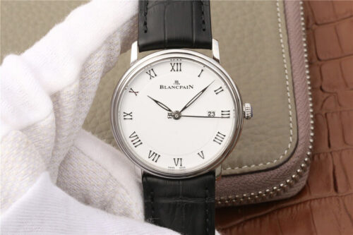 Replica Blancpain Villeret 6651-1127-55B ZF Factory Cowhide Strap watch