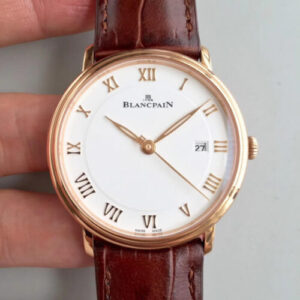 Replica Blancpain Villeret 6651-3642-55B ZF Factory Cowhide Strap watch