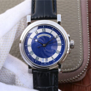 Replica Breguet Marine 5817 Blue Dial Cowhide Strap watch