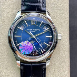 Replica Patek Philippe Complications 5205G-013 GR Factory Blue Dial watch