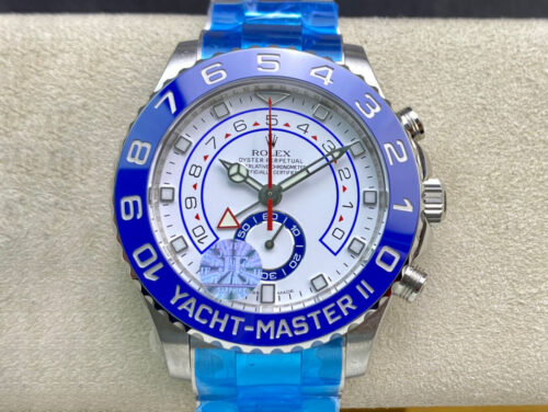 Replica Yacht-Master M116680-0002 JF Factory White Dial watch